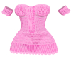 Amelia Pink Knit Dress