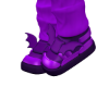 purple batt boots