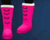 pink cozy boots