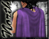 NE~ Purple leather cape