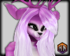 eyes purple deer furry f