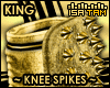 ! GOLD KING Knee Spikes