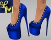 !LM Blue Pumps OpenToed