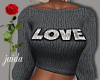 LOVE Sweater - Smoke