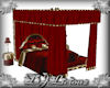 DJL-Canopy Bed RubyGld