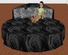black round bed