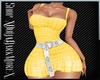 Yellow Plaide Dress