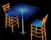 Blue club tables