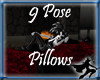 9 Pose Velvet Pillows