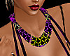 Purple Gold Necklace