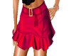 Red Party Mini Skirt
