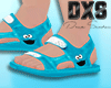 DXSCookiemonster sandals