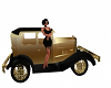 Vintage Car Gold & Black