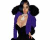 Moschino Fur Purple