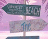 A*Beach Sign