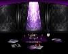 Purple Fireplace w poses