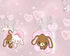 ♥ bunny earrings ♥