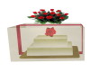 Roses cake box