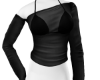 The Black Sheer Top