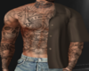 Brown Shirt and Tatts