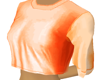 Orange/Red Crop Tee