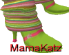 MK Candy Stripe Boots