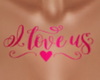 "I love Us" Tattoo