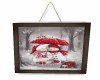 Framed SNOWMAN COUPLE