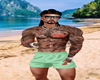 LIME BEACH SHORTS
