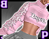 Bold Wave Crop / Pink