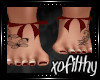 |xo| Red Ribbon Feet