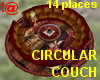!@ Circular couch 14 pl.
