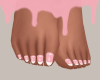 Dainty Feet-Pink Nails