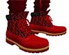 Fendi Red Boots