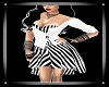 pinup dress black/white