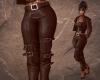 FAUVE leather pants