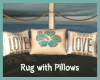 -IC- Rug with Pillows