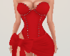 SC holiday corset red