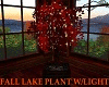 Fall Lake Plant W/Lights