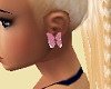 Left Pink Ear Papillon