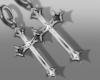 ✮ Anim Cross Earrings