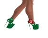 X-mas Green/Red Heels