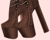 E* Ringed Brown Boots