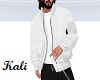 White Bomber Jacket