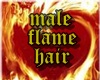 male flame hair