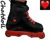 C] Red & Black Skates <3