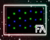 Blue Green Floor Lights