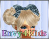 Kids Blue Tone Hair Bow
