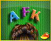 3D sign AFK animated 