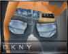 two toned rump jeans